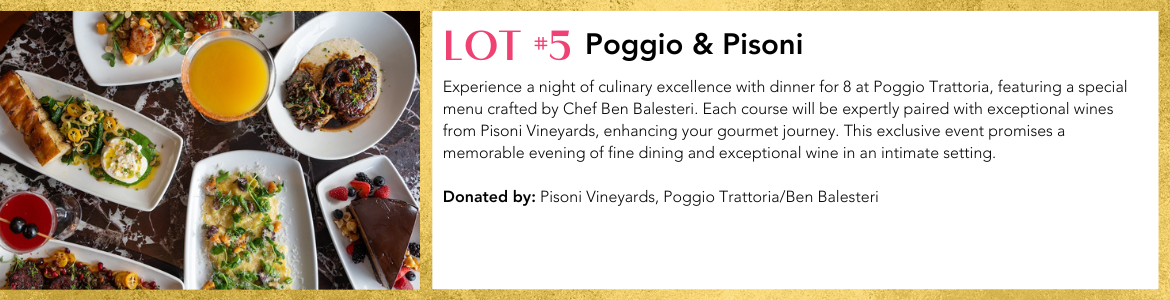 Lot #5 - Poggio and Pisoni